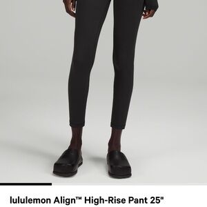 LULULEMON ALIGN HI RISE LEGGING BLACK